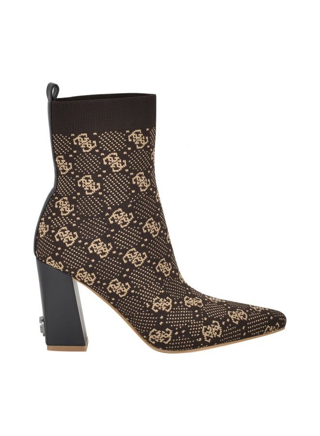 Guess Women's YONEL Ankle Boot, Brown Multi 210, 8.5 - Image 5