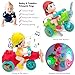 Tipmant Baby Toddler Electric Tricycle Toy Motorcycle Vehicle Stunt Performance Music Luminous Lights Kids Birthday Gifts RedBoy - Image 4