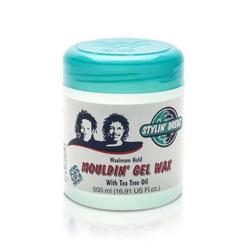Stylin Dredz Mouldin Gel Wax with Tea Tree Oil  Twist n Lock  Maximum hold 500 ml Single