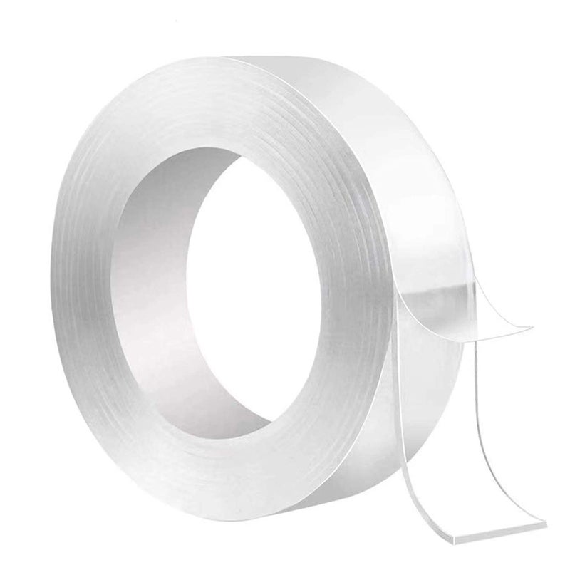 ARABELLA RETAIL ARABELLA RETAIL Double Sided Tape Transparent Strong Adhesive Mounting Trackless Removable Washable for Tape for Posters Carpets Photo Frames KitchenOfficeCar Decor3 Meter  - Image 1