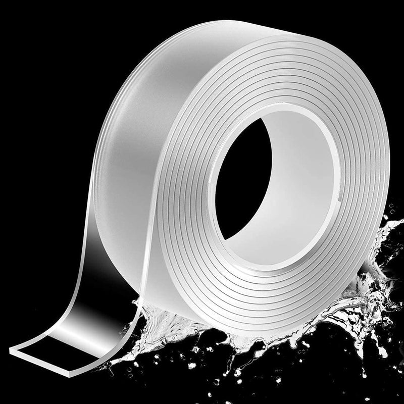 ARABELLA RETAIL ARABELLA RETAIL Double Sided Tape Transparent Strong Adhesive Mounting Trackless Removable Washable for Tape for Posters Carpets Photo Frames KitchenOfficeCar Decor3 Meter  - Image 3