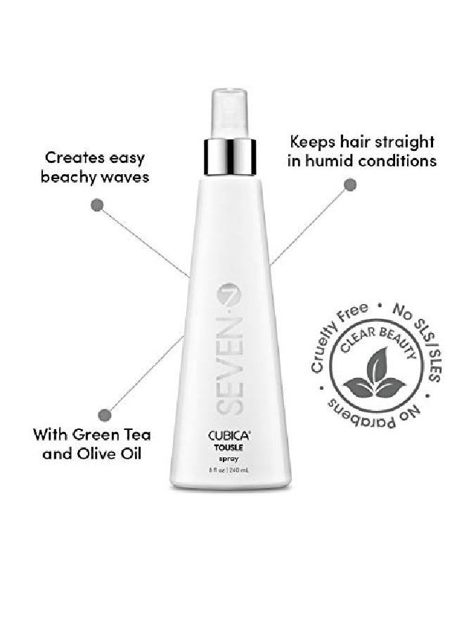 Seven Cubica Tousle Texturizing Spray A Light Dry Wax Styling Spray That Builds Body And Wave Signature Fragrance 8 Fl. Oz.  - Image 4