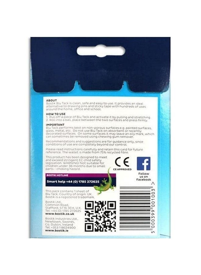Bostik Blu Tack, Multipurpose Reusable Adhesive, Clean, Safe & Easy to Use, Non-Toxic, Handy (Size-45grams) - Image 2
