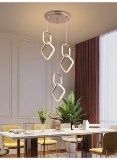 Best Power Modern Acrylic 3 LED Lamps Chandelier Ceiling Light 6501 – 3 Lighting Levels, 110cm Adjustable Length, 80Watt, Elegant and Energy-Efficient Lighting for Living Room, Dining Room, and Bedroom  - Image 1