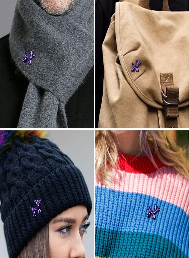 هاوسن دبابيس مينا مبتكرة من هاوسون لتزيين الملابس وحقائب الظهر، هدية رائعة، دبوس زينة مرح للسترة للمراهقين من الجنسين، بروش معدني على شكل جرو - Image 2