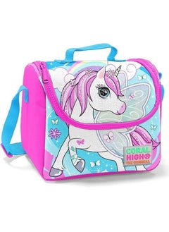 CORAL HIGH Unicorn Patterned Nutrition School Bag Pen Holder + Steel Thermos  - Image 3