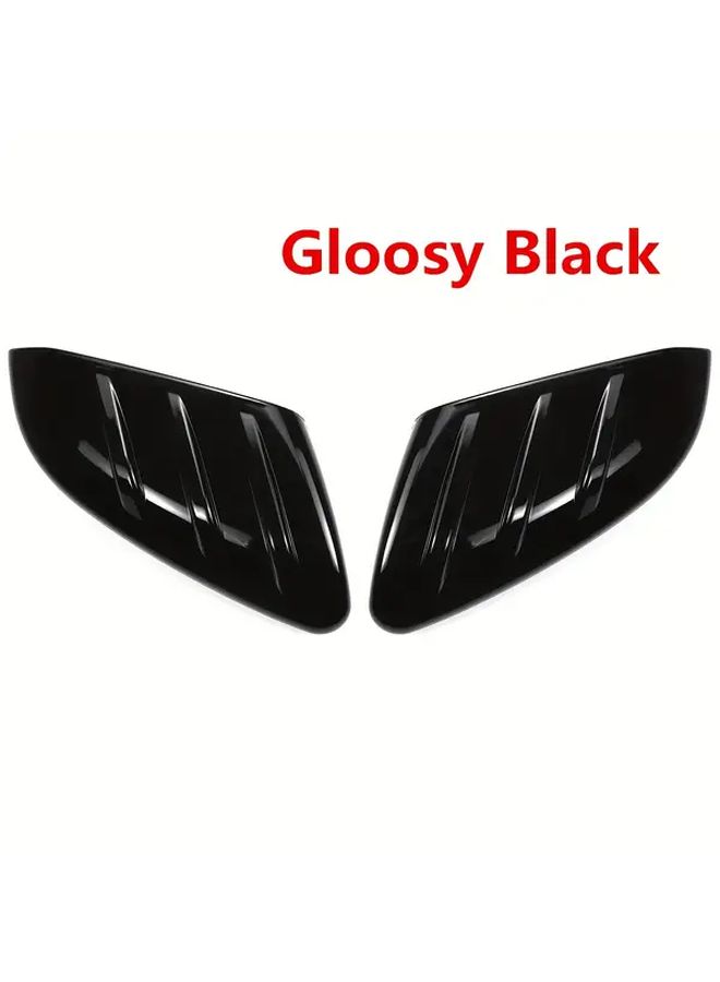 Glossy Black Carbon Look Car Side Door Rear View Mirror Cover Cap For Civic 2016 2020 - Image 5