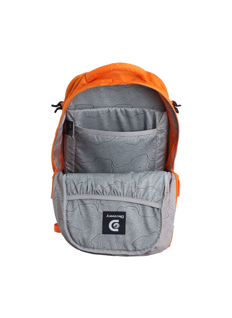 Discovery Outdoor 30L Backpack Orange for Adventure, Durable Lightweight Water Resistant Multi-Compartment Bag for Men Women Hiking Trekking Camping Travel - pzsku/ZB4956EC222F9009FB27FZ/45/_/1721994564/893c5b9d-587d-4fb5-99cd-95c2fcf73bcb