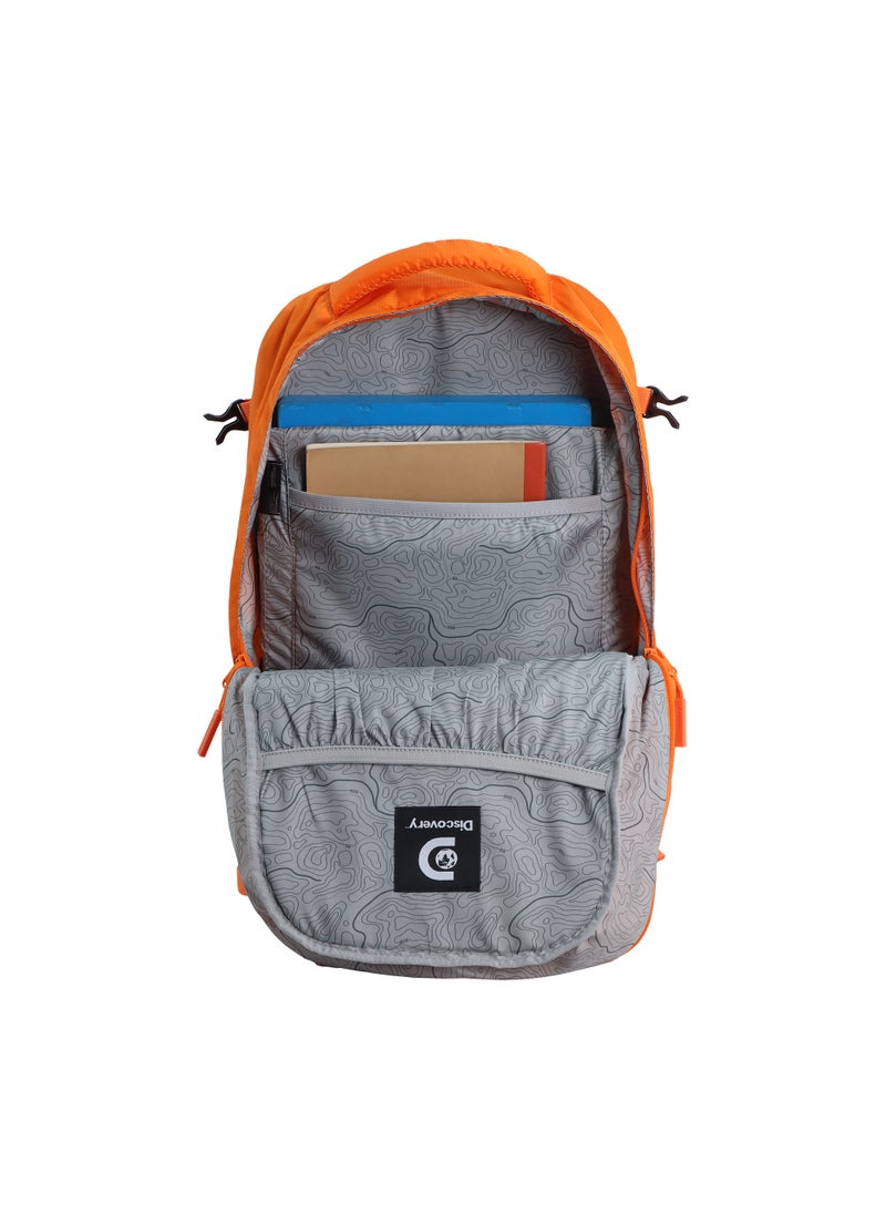 Discovery Outdoor 30L Backpack Orange for Adventure, Durable Lightweight Water Resistant Multi-Compartment Bag for Men Women Hiking Trekking Camping Travel - pzsku/ZB4956EC222F9009FB27FZ/45/_/1721994597/ee96e36f-914e-4d60-a250-045e9a1e49cf