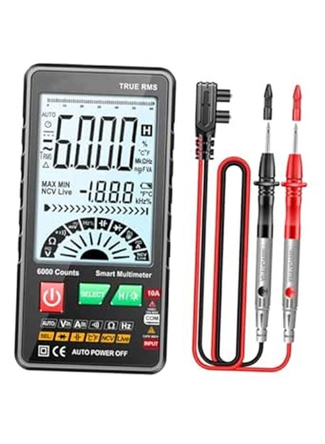 Digital Multimeter AC DC Voltage Tester with Temperature Frequency Resistance Non Contact Voltage Detection - Image 1