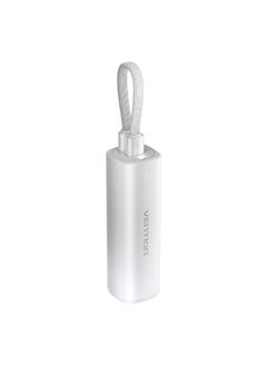 VENTION VENTION 5000mAh Power Bank (USB-C + Lightning) 20W Gray Light Indicator Display Type Model # FHWM0  - Image 1