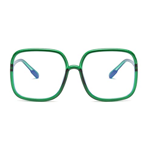 bullabulling Retro Square Reading Glasses For Women Blue Light Blocking Oversized Eyeglass Frames Large lens (green, 1.75, x) - Image 2