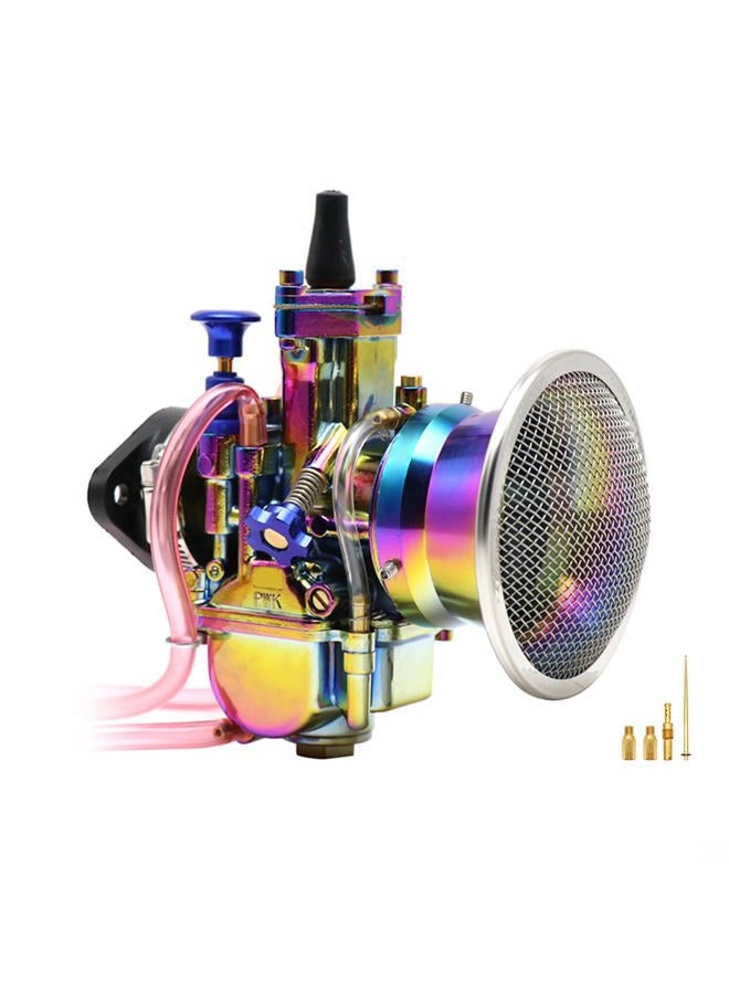 YWLUWEI Colorful PWK 34mm Carburetor Carb Kit With Air Filter And Intake Manifold Universal Fit For 125cc to 250cc 2T 4T Engine Motorcycle Scooters Dirt Bike Motocross ATV Quad Off Road - Image 1