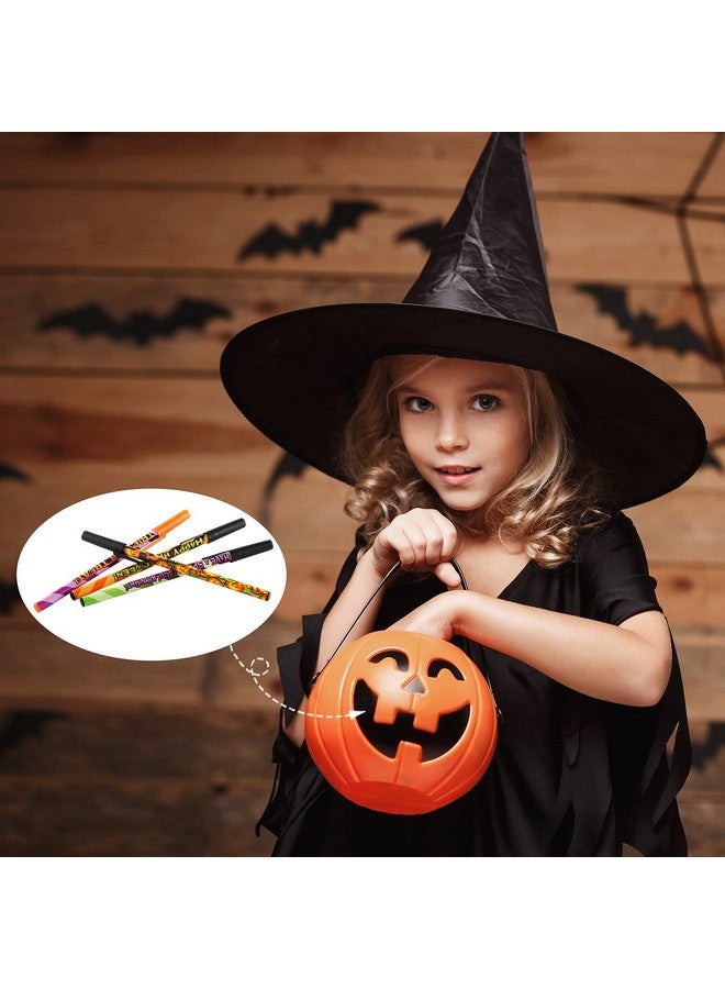 Sunshane 24 Pieces Halloween Pens Spider Bat Pumpkin Stick Pens Holiday Ballpoint Pens For Halloween Home Decor Party Gift School Office Use - Image 4