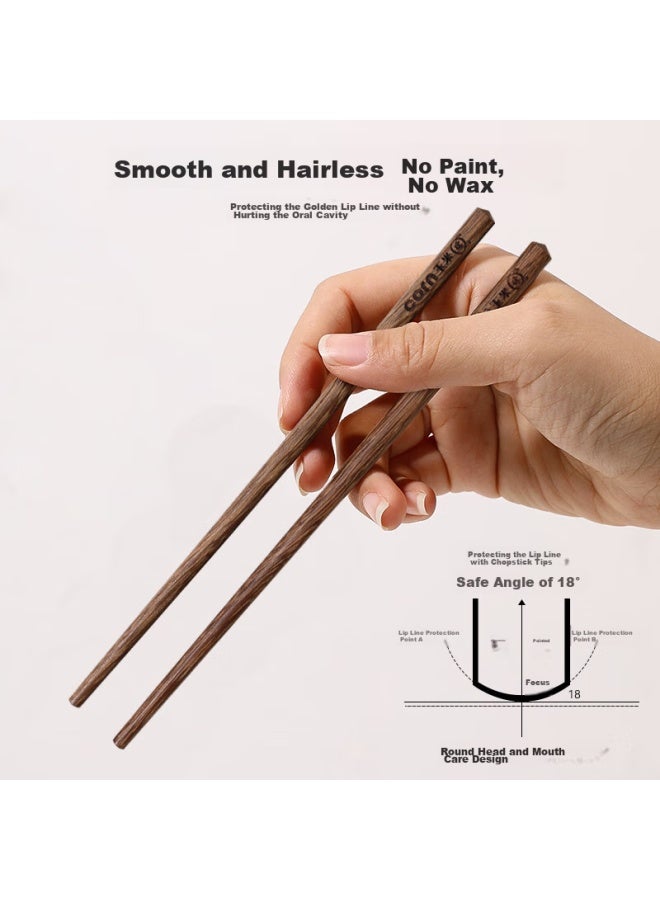 Corn Children's Chopsticks, Household Unvarnished Unwaxed Wooden Short Chopsticks For Kids, Kindergarten-specific Baby Learning Chopsticks - Image 2