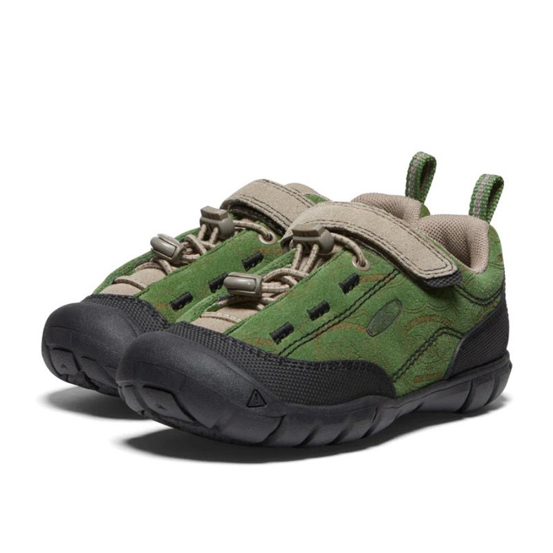 Korn Four Seasons Children'S Jasper Outdoor Hiking Shoes Suede Low-Top Casual Sports Shoes For Boys, Girls, And Large Children - Image 1