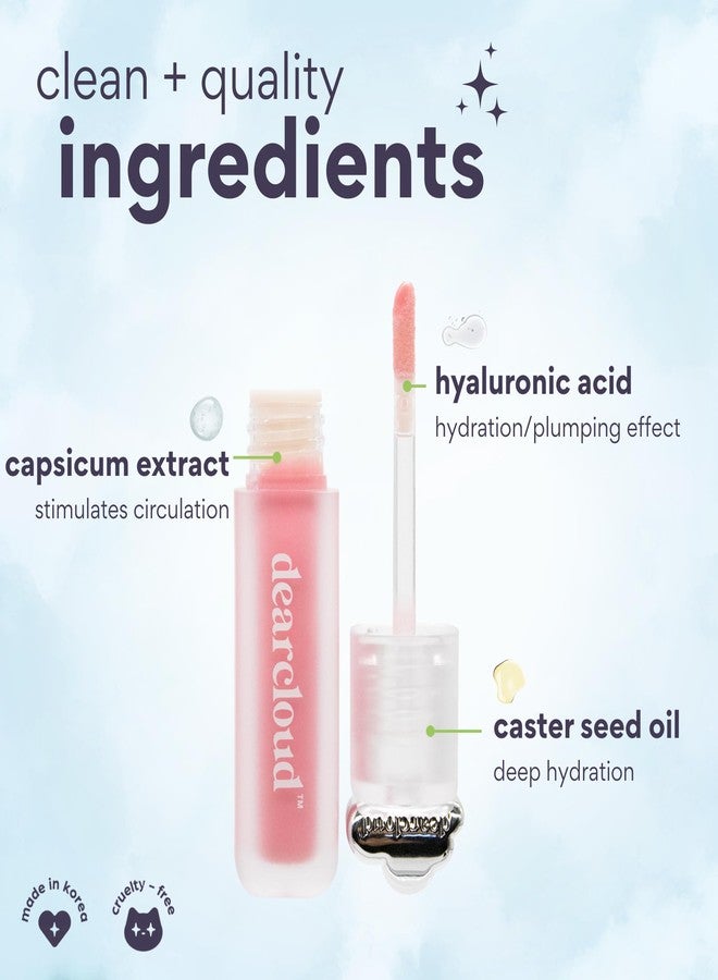 dearcloud Super Jelly Lip Plumper – Lip Gloss Plumper with Hyaluronic Acid & Capsicum – Plumping Lip Gloss for Women - Candy Latte (.13 fl oz oz) - Image 2