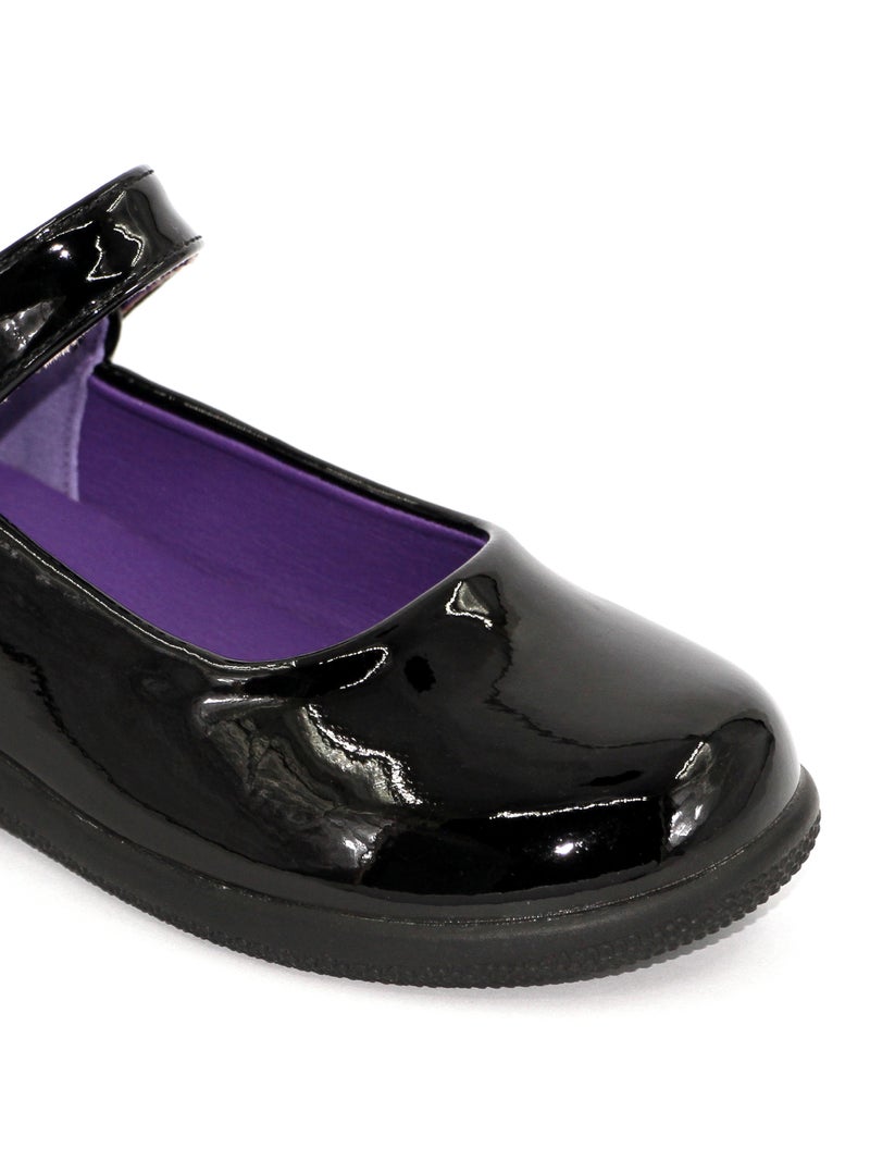 Geoomnii Girls School Shoes – Comfortable Black Formal Uniform Footwear for Daily Wear | Non-Slip Sole, Durable Stitching, Cushioned Insole | Back to School Essentials - Image 5