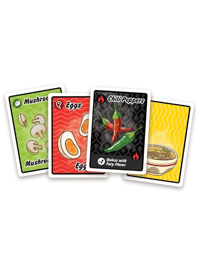 Mixlore Ramen Fury Card Game | Take-Out Themed Strategy Game | Fun Family Game for Adults and Kids | Ages 8+ | 2-5 Players | Average Playtime 30 Minutes | Made - Image 1