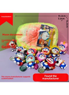 Ultraman Archaeological Digging Toys Blind Box Archaeological Dinosaur Fossils Children's Archaeological Educational Digging Gem Stall-Color:Moon Doraemon❤/60 Pieces Per Box