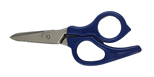 Zeluga 12-229 5in. Heavy Duty Stainless Steel Electrician's Scissor with Ergonomic Handle - Image 2