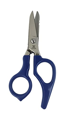 Zeluga 12-229 5in. Heavy Duty Stainless Steel Electrician's Scissor with Ergonomic Handle - Image 3