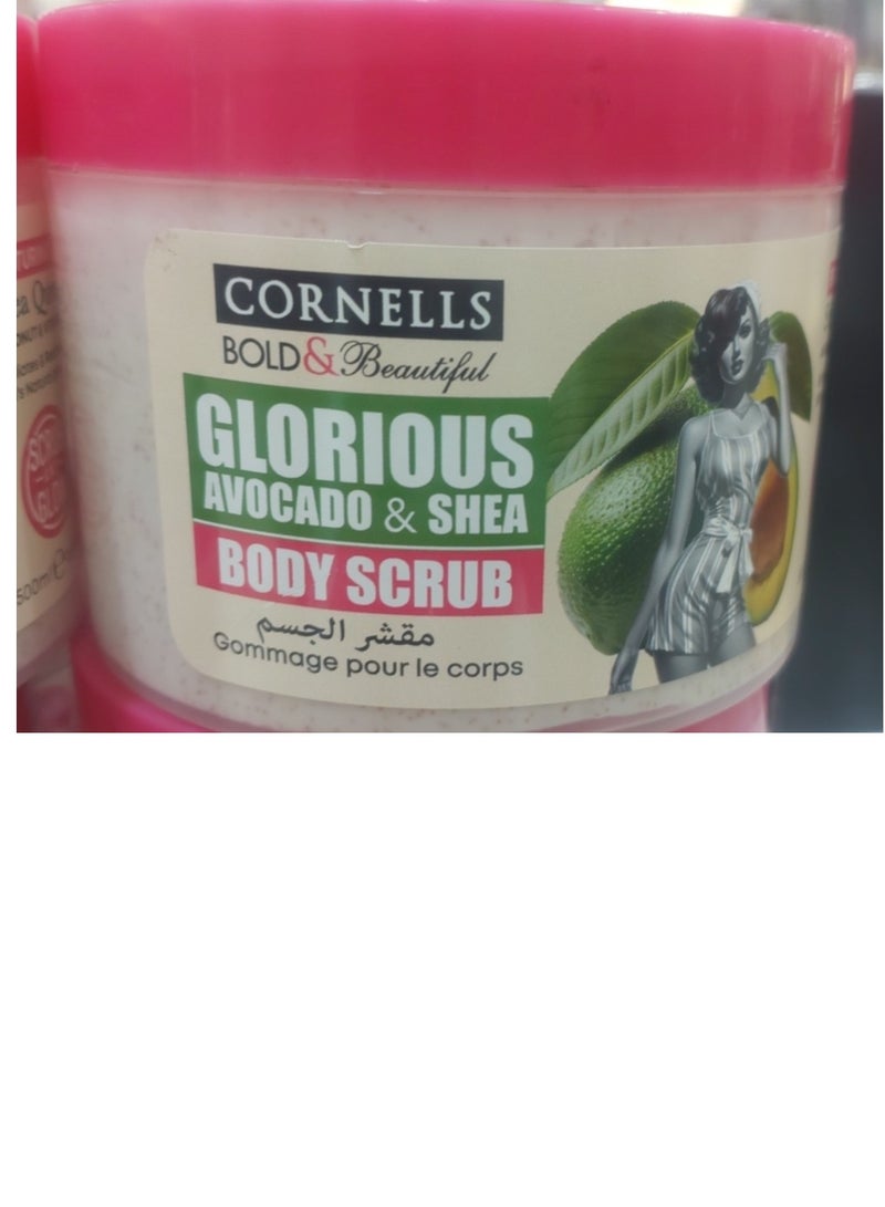 مقشر كورنيلز جلوريوس بالأفوكادو والجسم 330 مل
