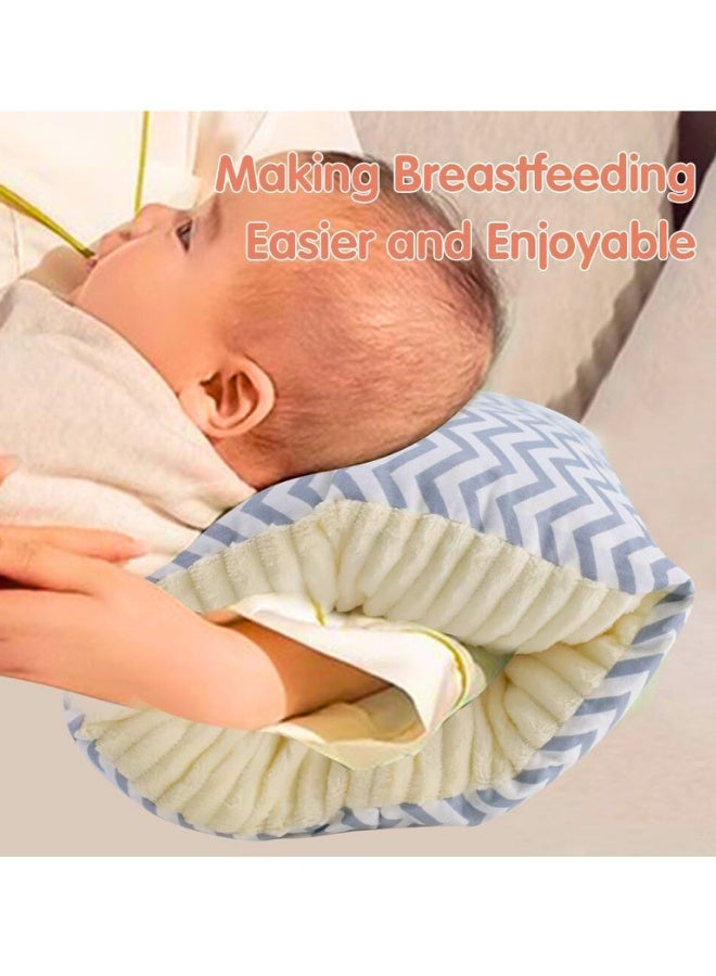 تشيس اب وسادة مهد مريحة، وسادة رضاعة من القطن الناعم لدعم الرضاعة الطبيعية، وسادة ذراع لإطعام الطفل أثناء السفر، محمولة، MF2912 - Image 4