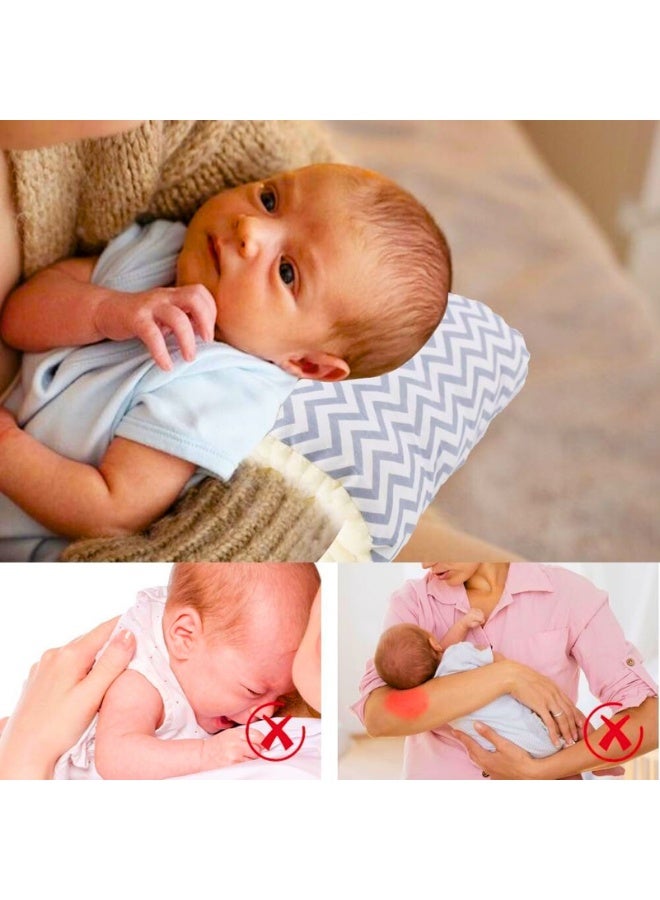 تشيس اب وسادة مهد مريحة، وسادة رضاعة من القطن الناعم لدعم الرضاعة الطبيعية، وسادة ذراع لإطعام الطفل أثناء السفر، محمولة، MF2912 - Image 5