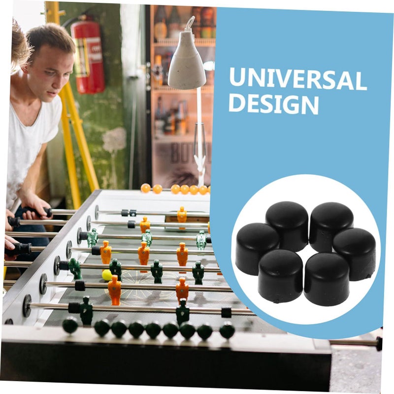 KICHOUSE 10pcs Foosball Table End Caps Plastic for Rods Easy Installation 0.90X0.90X0.80CM - Image 5