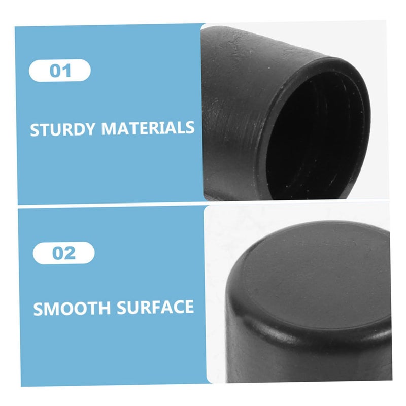 KICHOUSE 10pcs Foosball Table End Caps Plastic for Rods Easy Installation 0.90X0.90X0.80CM - Image 4
