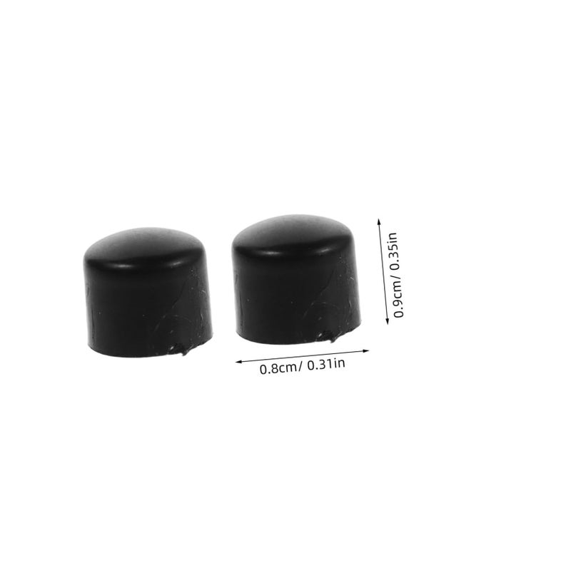 KICHOUSE 10pcs Foosball Table End Caps Plastic for Rods Easy Installation 0.90X0.90X0.80CM - Image 3