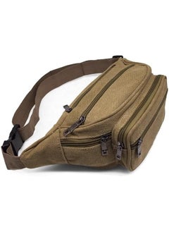 erorex Waist Bag for Men Women Unisex Fanny Pack Chest Camera Pouch, Large Hiking Travel Money Multipurpose Polyester Utility Cross Belt Body Strap Sports Outdoor & Adventure  - Image 3