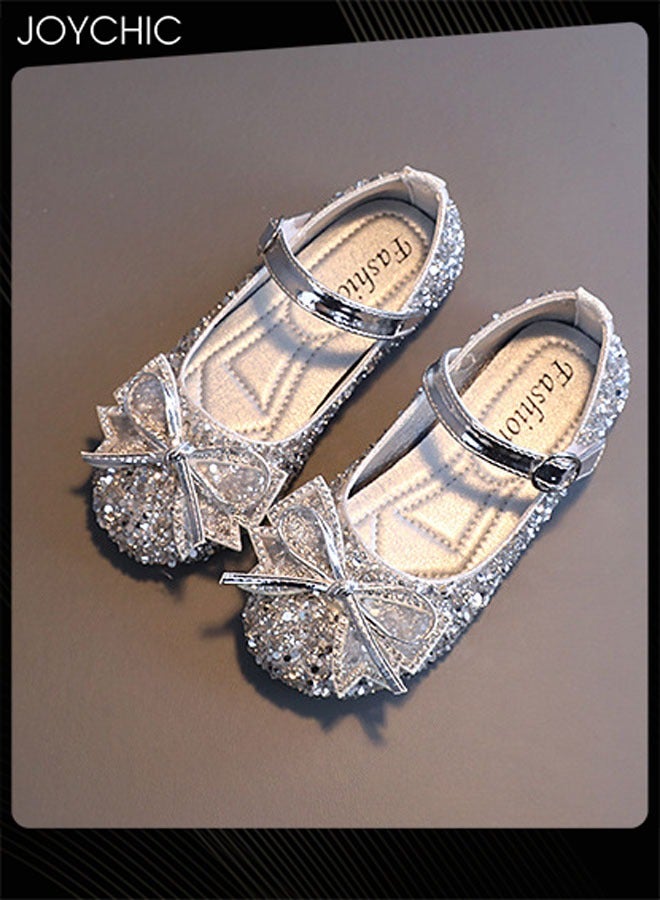 Joychic أحذية كريستال أميرة للبنات عصرية صيفية قابلة للتنفس ومريحة من الجلد الصنادل - Image 2
