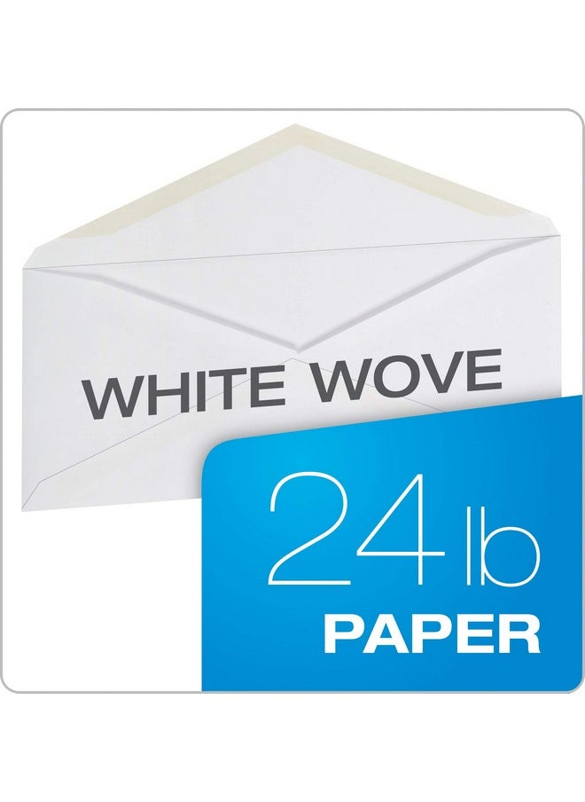 Columbian - 10 Envelopes Gummed Seal Executive Business 41/8 X 91/2 Inches White 500 Per Box (Co125) - Image 1