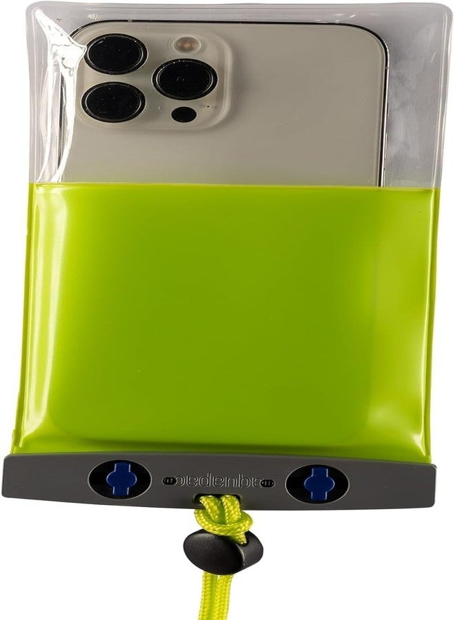 Aquapac Waterproof Phone Case, Small, Lime Green, Lanyard, iPhone and Android, Made in The UK, Hiking, Mountain Biking, Running Accessory, Travel Essential, 5 Year Warranty. IPX8 Certified to 30 ft. - Image 2