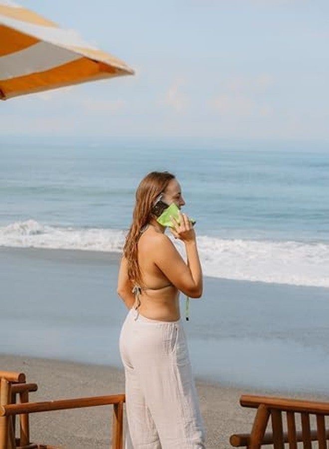 Aquapac Waterproof Phone Case, Small, Lime Green, Lanyard, iPhone and Android, Made in The UK, Hiking, Mountain Biking, Running Accessory, Travel Essential, 5 Year Warranty. IPX8 Certified to 30 ft. - Image 4