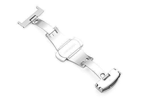 iStrap Stainless Steel Deployment Clasp Buckle Fasten Gold Black Silver Rose Gold Watchband Clasp 16mm 18mm 20mm 22mm - Image 5