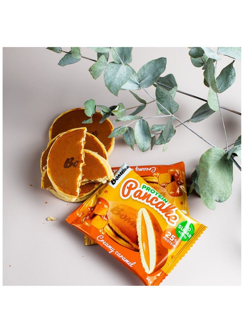 بومبار بان كيك بروتين كريم كراميل بدون إضافة سكر 10 × 40 جم - Image 2