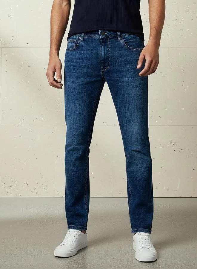 Lee Cooper Men Slim Fit Mid-Rise Jeans