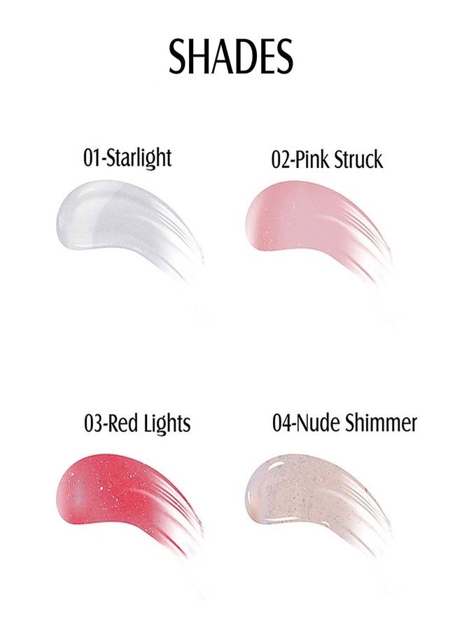 Glam 21 Lip Plumper With Hyaluronic Acid | Lightweight Lip Gloss With High Shine Glossy Finish For Fuller And Plump Lips | 04 Nude Shimmer - 5 Gm - Image 4