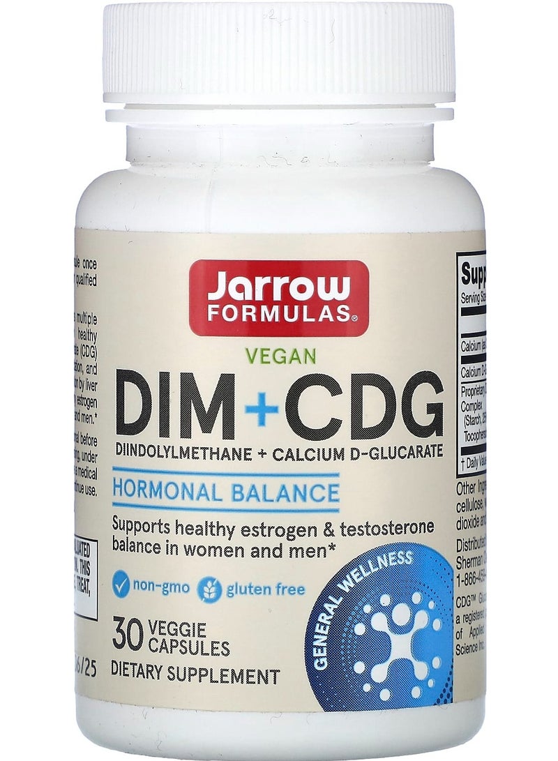 jarrow formulas DIM + CDG, 30 Veggie Capsules