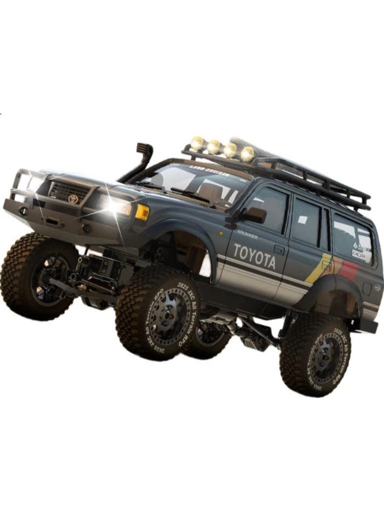 LC80 Land Cruiser Road Crawler R/C Car, 1:12 Scale 4WD Off-Road Vehicle - Image 2