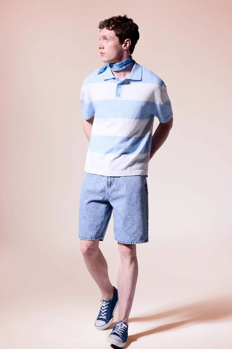 DeFacto Straight Fit Bermuda Shorts