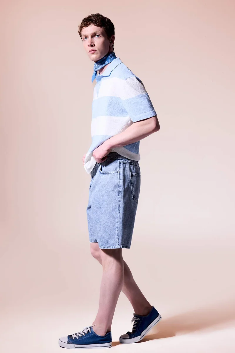 DeFacto Straight Fit Bermuda Shorts