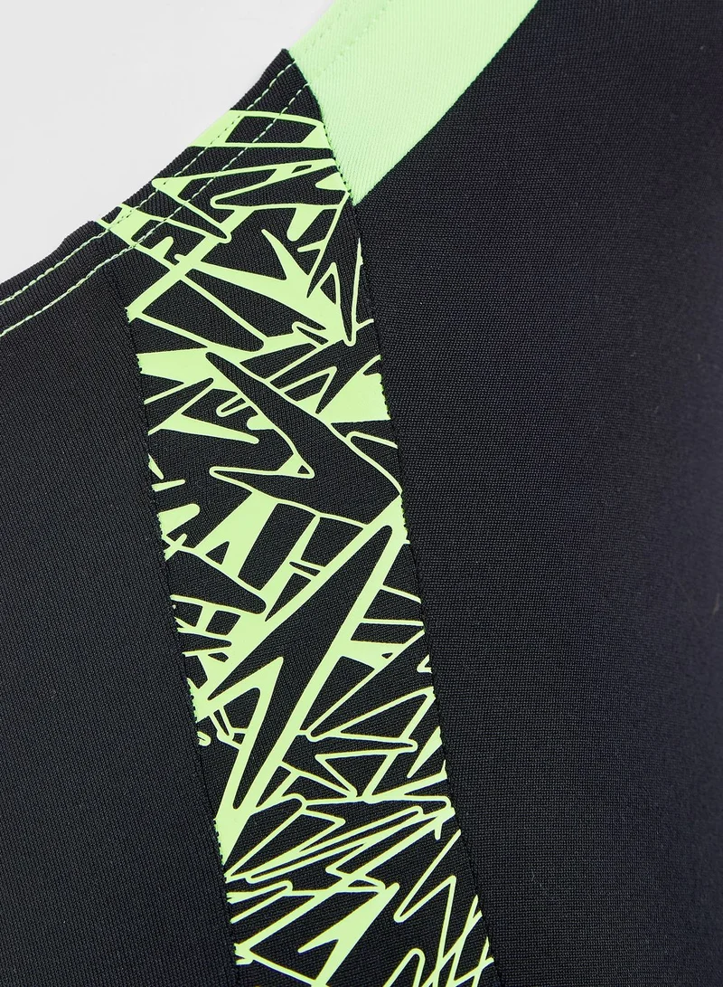 speedo Boom Splice Muscleback Swimsuit