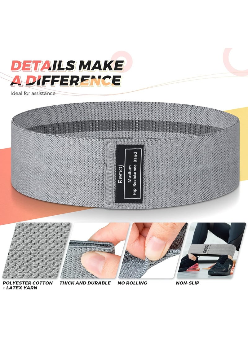 Bukela Resistance Bands, Yoga Starter Sets for Women and Men, 3 Set of Stretch Exercise Workout Bands for Booty Legs, Elastic Pilates Flexbands - Image 2