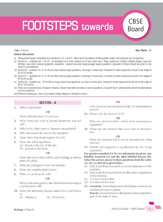 MTG Foundation Course Class 9 Biology Book - Your Companion to Crack NTSE-NVS-KVPY-BOARDS-NEET-NSO Olympiad, Based on Latest Pattern-2023 MTG Editorial Board  - Image 3