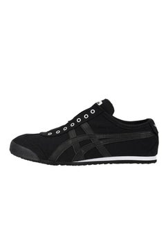 Onitsuka Tiger Men and Women MEXICO 66 Slip-On Canvas Shoes Pure Black  - Image 1