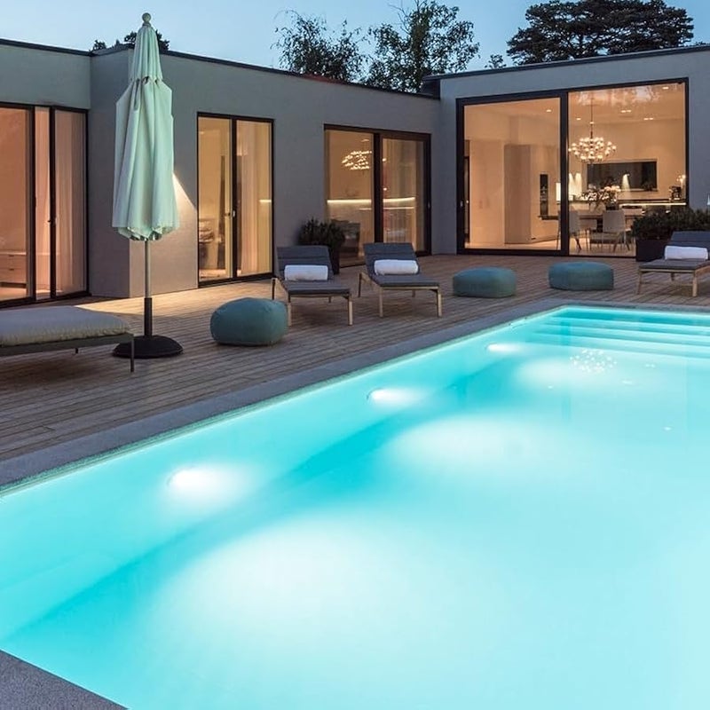 V.nice LED Underground Lights 12V IP65 Waterproof In-Ground Deck Path Lights, 3W/6W, 3000K or Blue, Stainless Steel + Aluminum Body, 4 Models for Outdoor Landscape & Walkway Lighting - Image 4